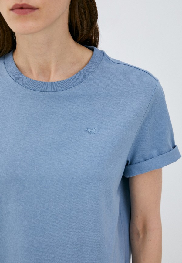 Футболка Mustang голубой, размер 48, фото 3