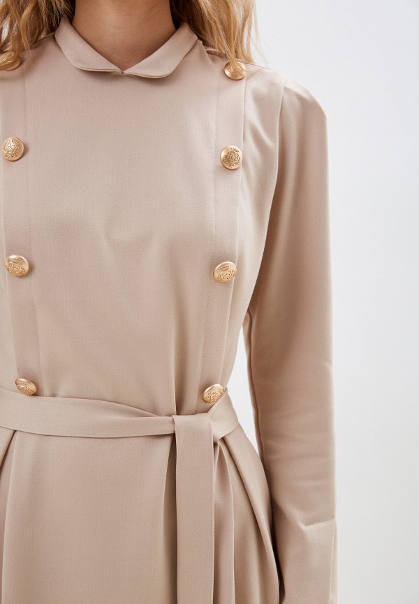 Платье Vi&Ka бежевый, размер 52, фото 4