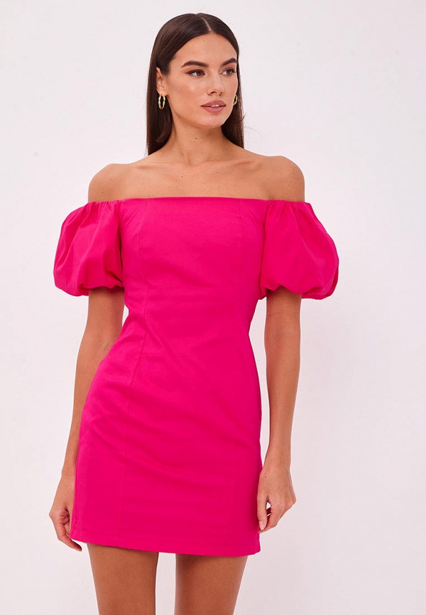 Платье Moanna фуксия, размер 50, фото 4