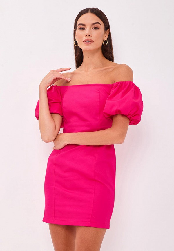 Платье Moanna фуксия, размер 50, фото 5