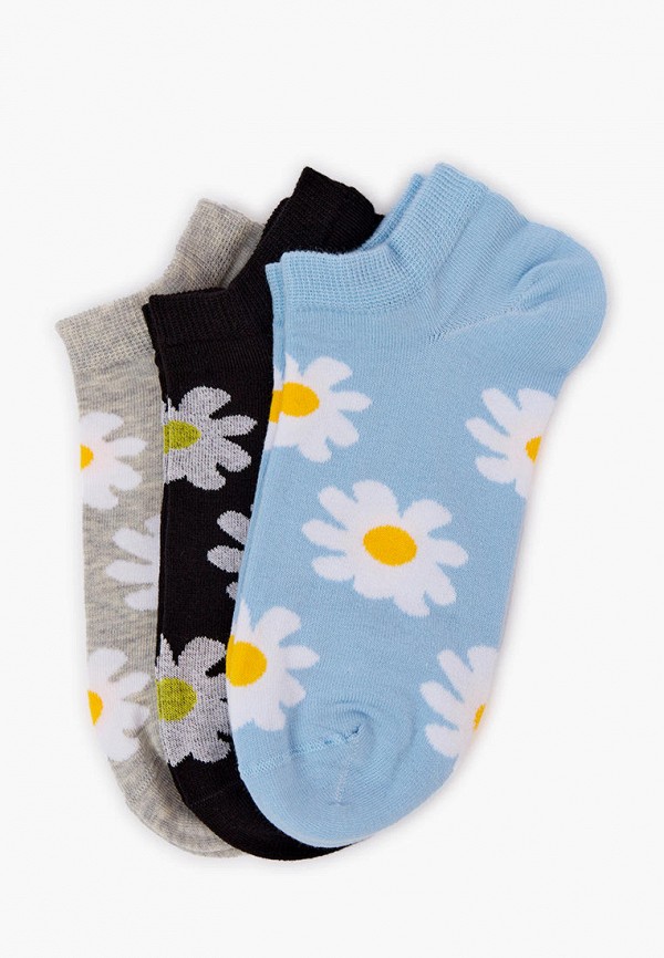 Носки 3 пары Modis разноцветный, размер 34, фото 2