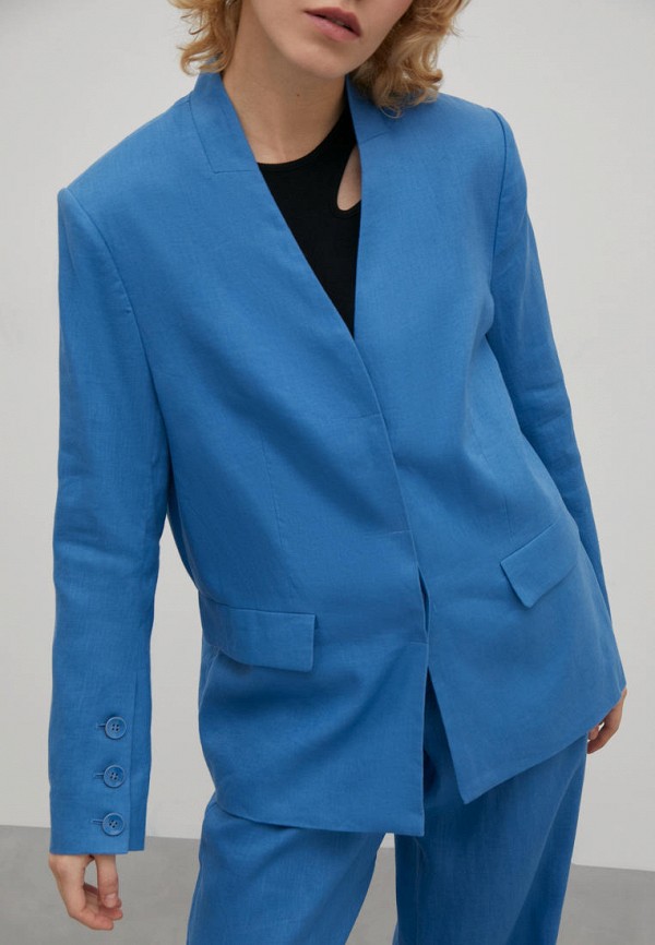 Жакет Finn Flare синий, размер 52, фото 5