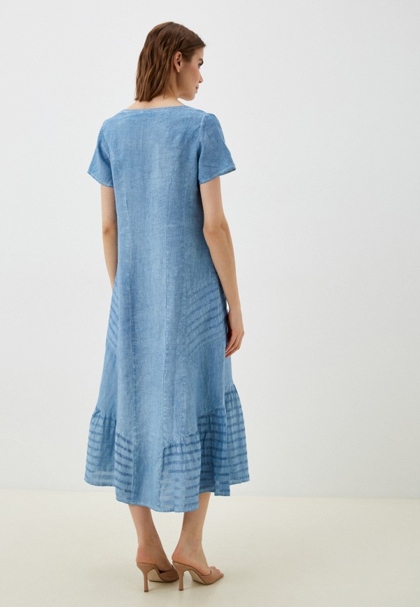 Платье Agenda голубой, размер 46, фото 3