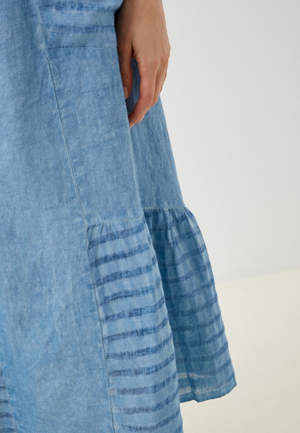 Платье Agenda голубой, размер 46, фото 4