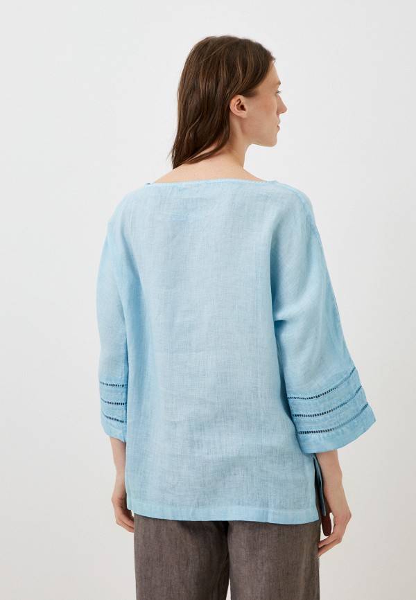 Блуза Agenda голубой, размер 46, фото 3