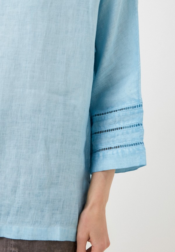 Блуза Agenda голубой, размер 46, фото 4