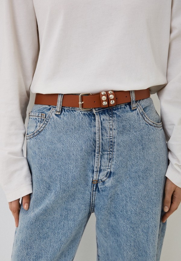 Ремень D&F коричневый, размер 100, фото 3