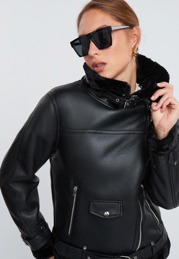 Дубленка Vittoria Vicci черный, размер 44, фото 8