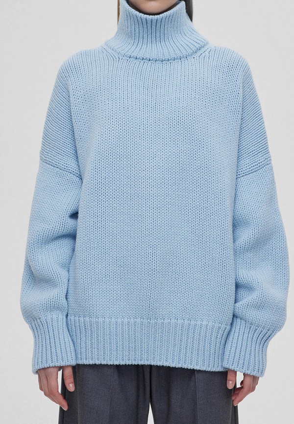 Свитер Aim Clo голубой, размер 42, фото 6