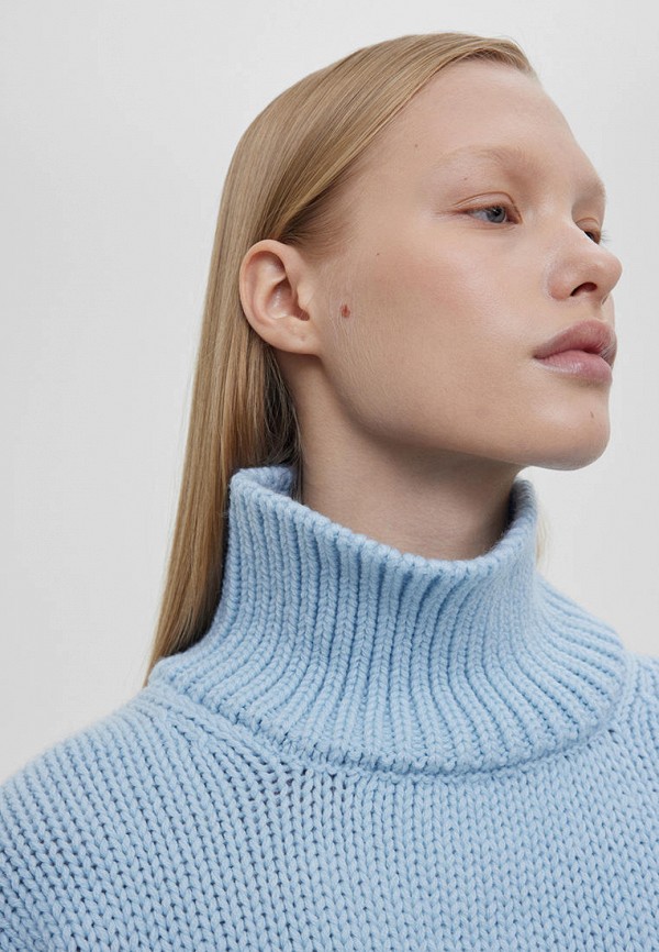 Свитер Aim Clo голубой, размер 42, фото 5