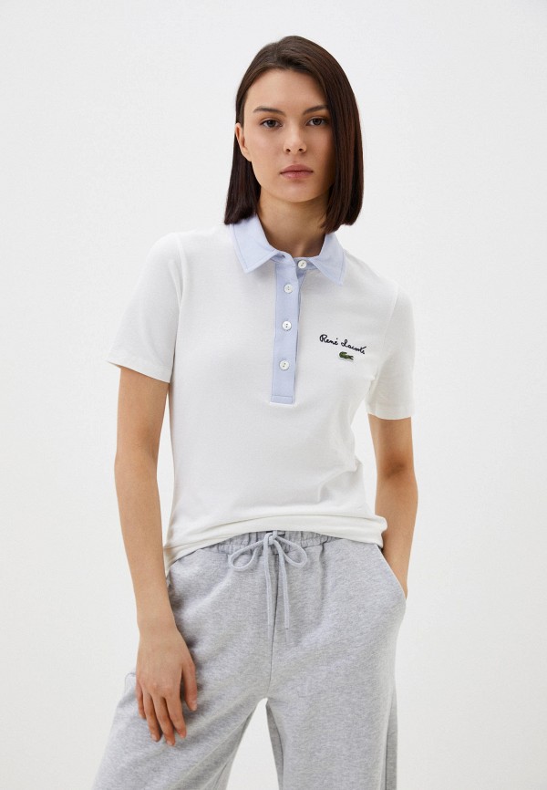 

Поло Lacoste, Белый
