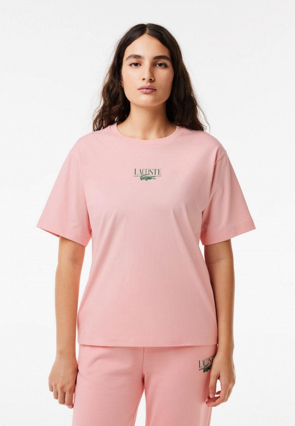 

Футболка Lacoste, Розовый