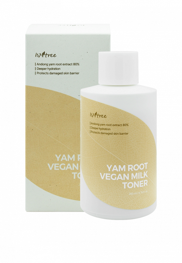 Тонер для лица IsnTree смягчающий с экстрактом ямса IsNtree Yam Root Vegan Milk Toner