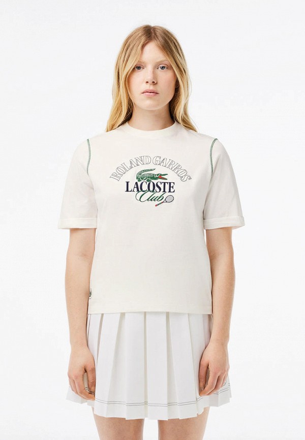 

Футболка спортивная Lacoste, Бежевый