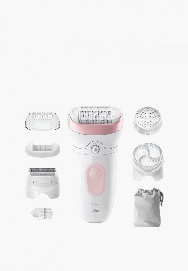 Эпилятор Braun S7 SE 7-060 Flamingo с бритвенной насадкой и щеткой для тела