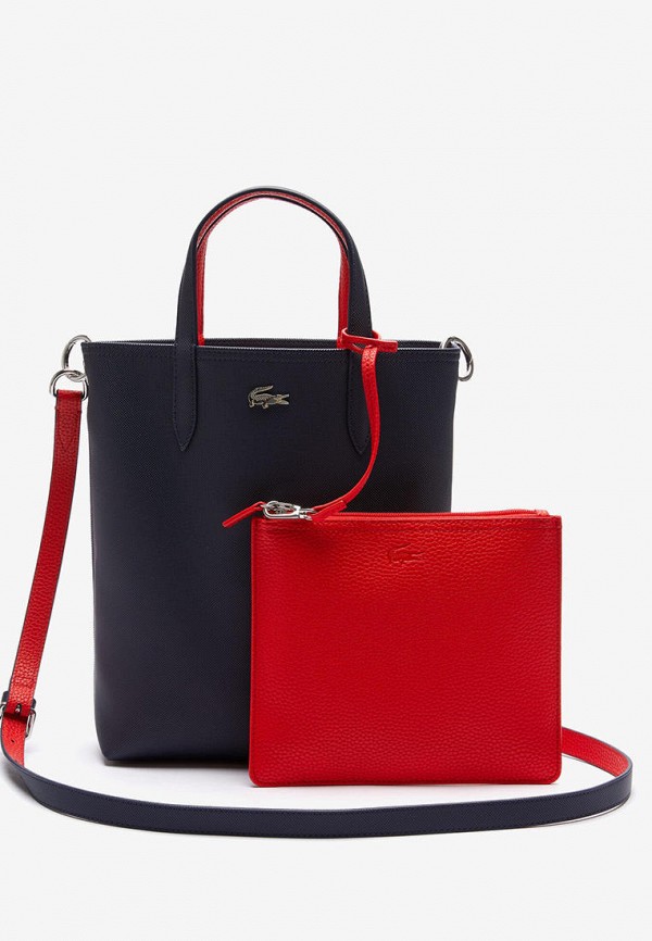 

Сумка и косметичка Lacoste, Разноцветный, двусторонняя