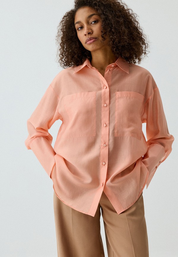 

Блуза Sela, Коралловый, Premium collection