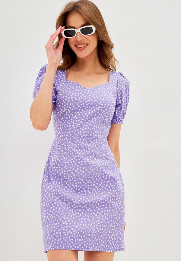 Платье Moanna фиолетовый, размер 42, фото 6