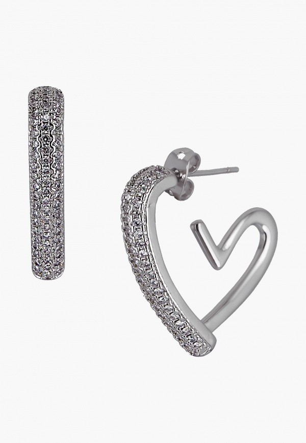 Серьги Yaroslavna Silver heart