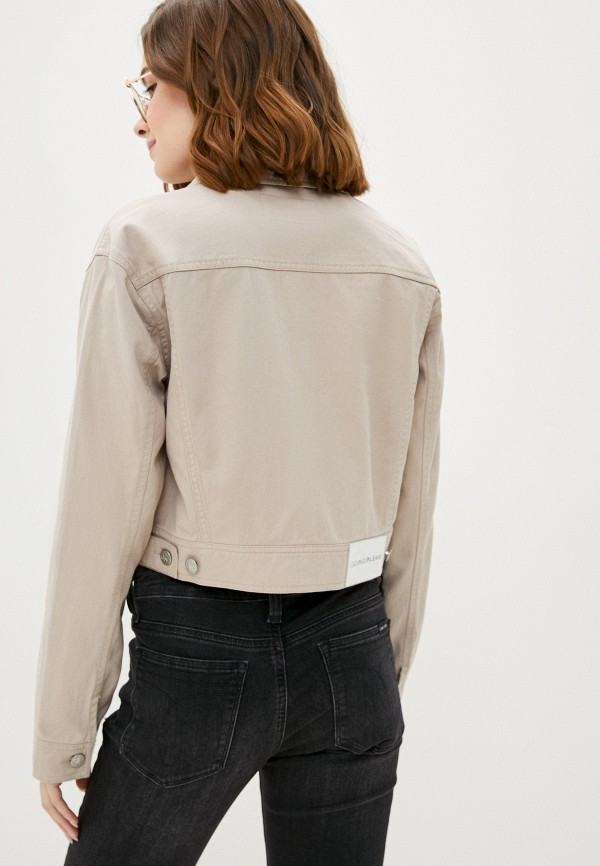 Куртка Calvin Klein Jeans цвет бежевый  Фото 3
