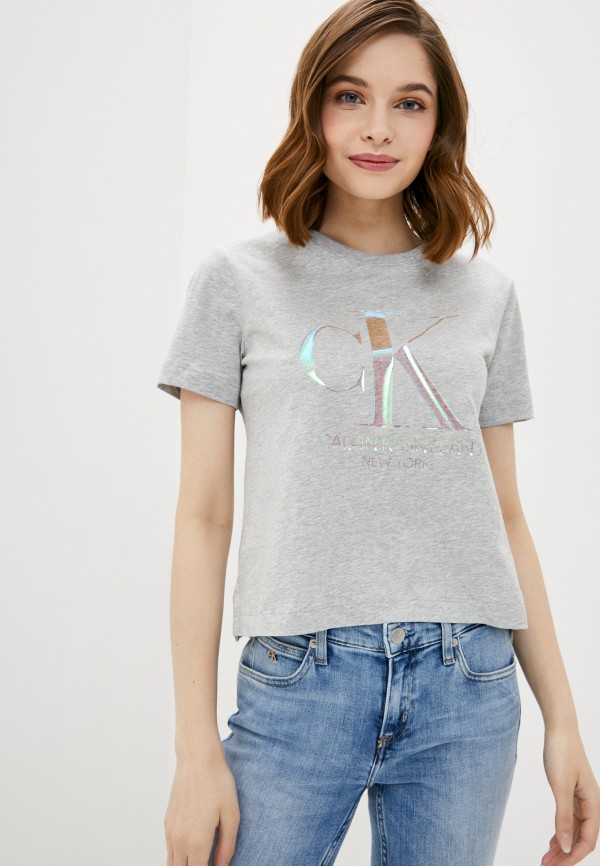 

Футболка Calvin Klein Jeans, Серый
