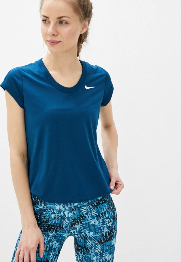 

Футболка спортивная Nike, Синий, Nike MP002XW18QDH