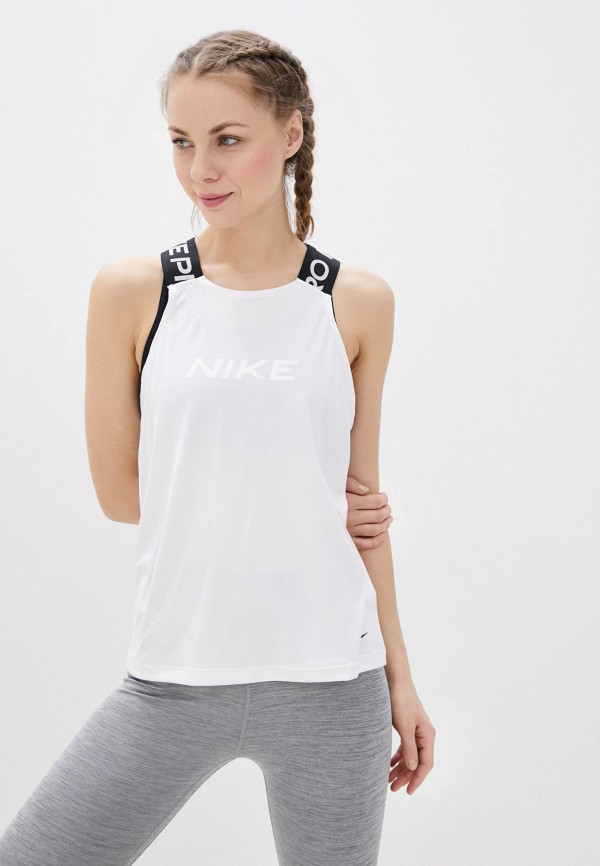 

Майка спортивная Nike, Белый, W NP DRY ELASTIKA TANK ESS