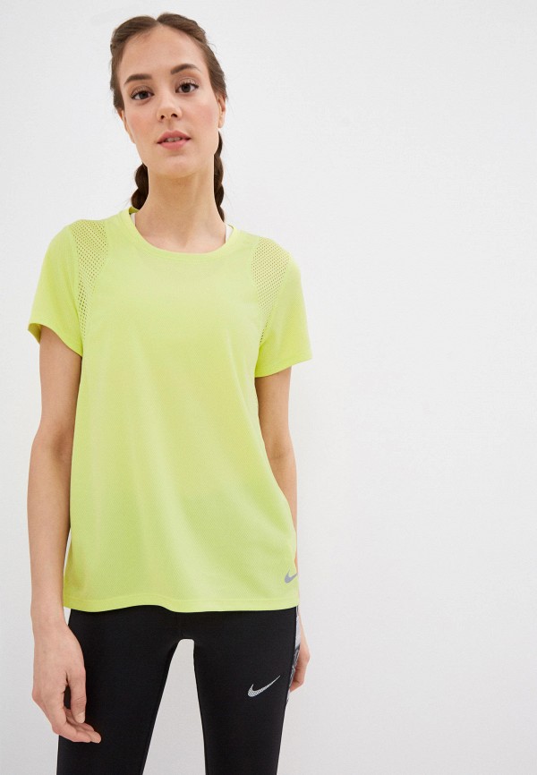 

Футболка спортивная Nike, Желтый, W NK RUN TOP SS