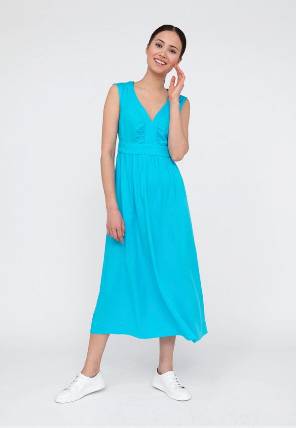 Платье Finn Flare голубой  MP002XW18QWA