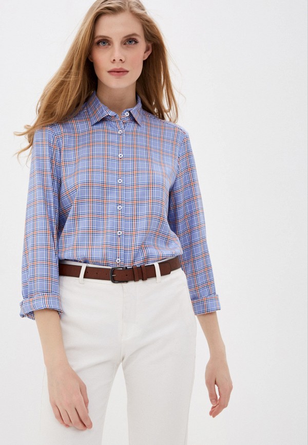 

Блуза Eterna, Голубой, Modern Fit