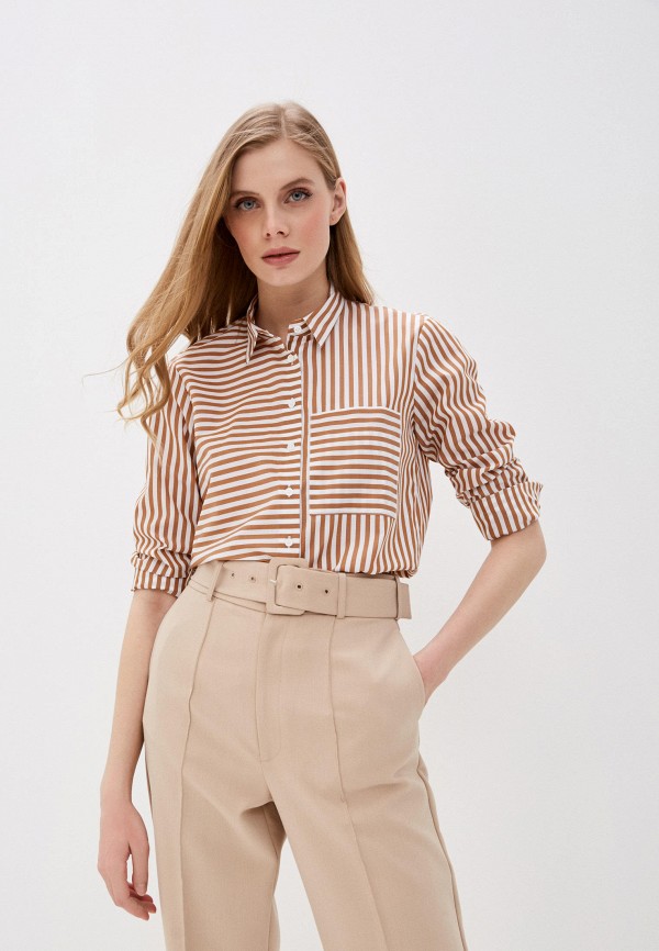 

Рубашка Eterna, Бежевый, Modern Fit