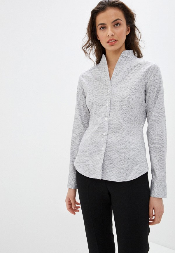 

Рубашка Eterna, Серый, Slim Fit