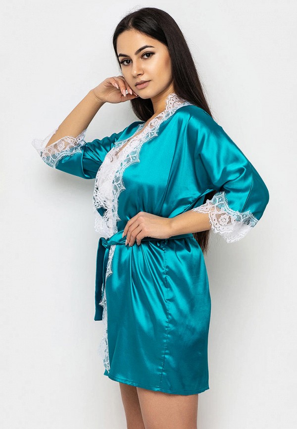 

Халат домашний Ghazel, Бирюзовый, Ghazel MP002XW18QXK