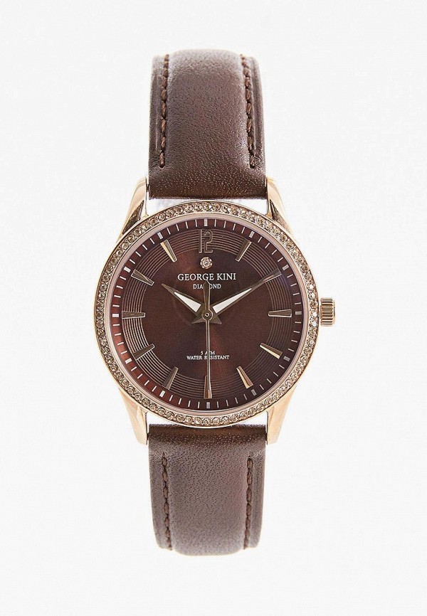

Часы George Kini, Коричневый, George Kini MP002XW18R2T