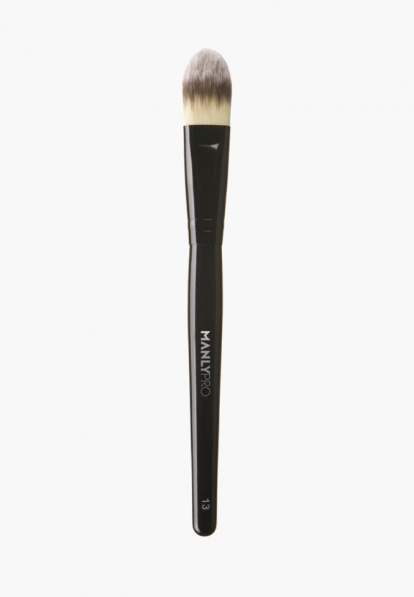 

Кисть для лица Manly Pro, Черный, для тональной основы, 13