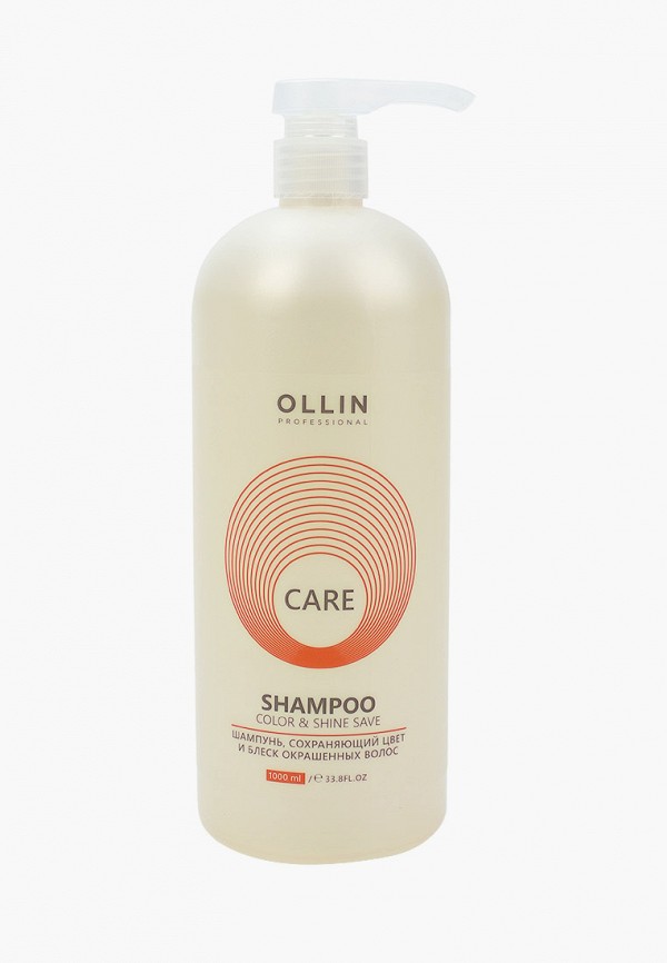 

Шампунь Ollin, Прозрачный, CARE для окрашенных волос color & shine save, 1000 мл