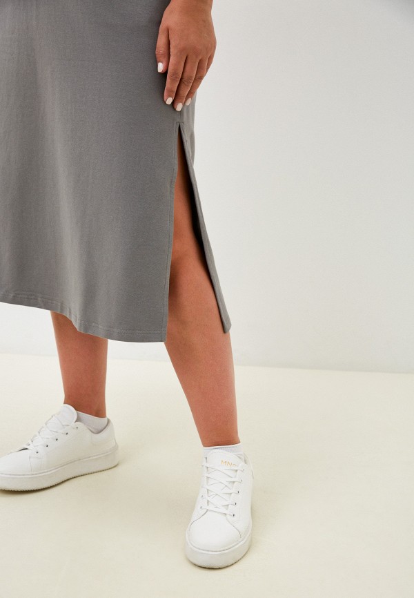 Платье Divno серый, размер 48, фото 4