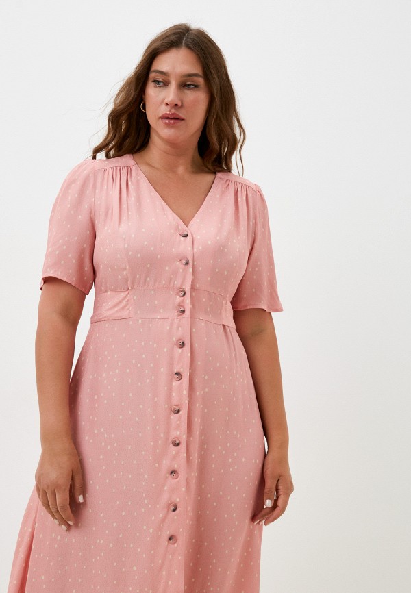 Платье Divno розовый, размер 54, фото 2