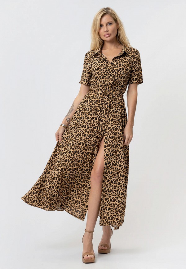 Платье Ptaxx бежевый, размер 48, фото 7