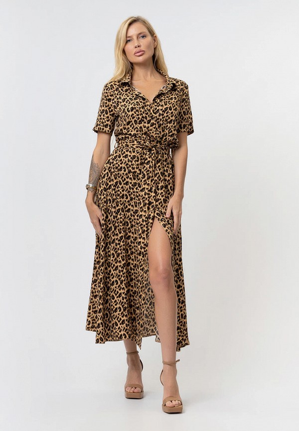 Платье Ptaxx бежевый, размер 48, фото 2