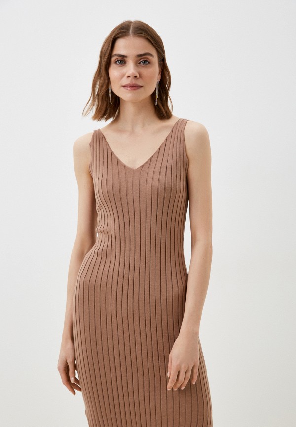 Платье LMP бежевый, размер 42, фото 2