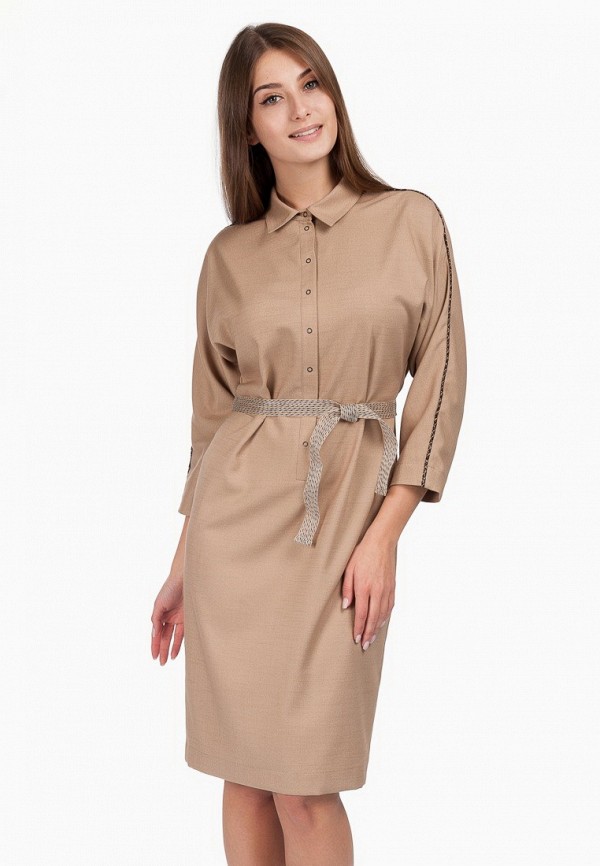 

Платье Femme, Femme MP002XW18X2H, Бежевый