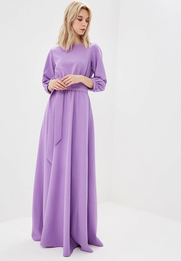 Платье Eva цвет фиолетовый 