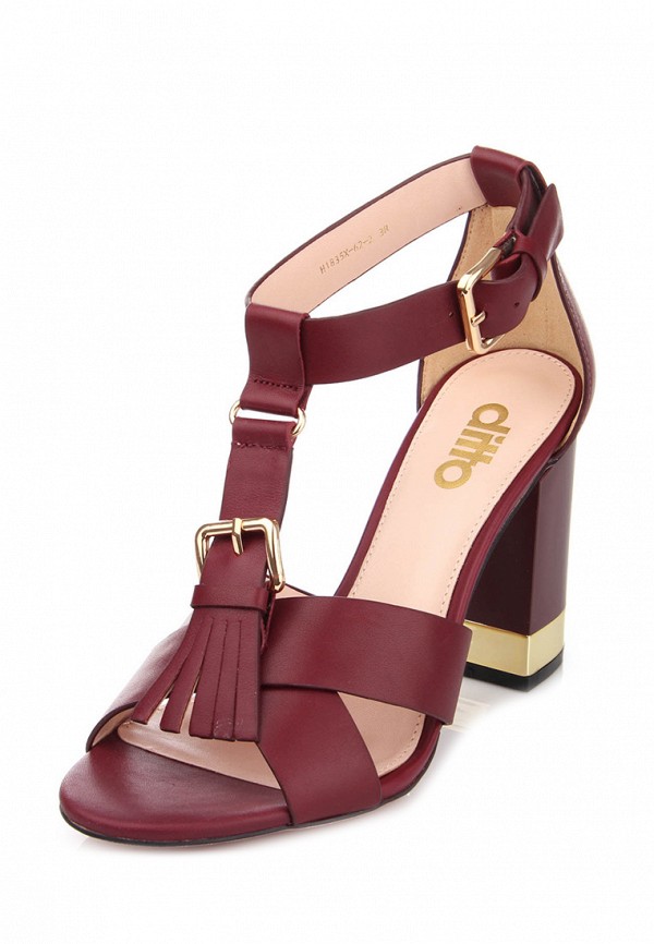 

Босоножки ditto, Бордовый