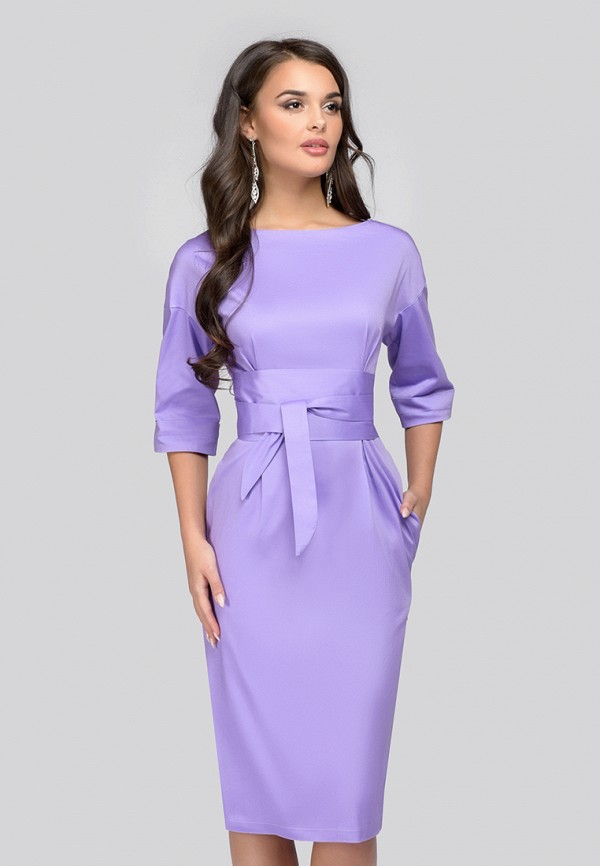 Платье 1001dress цвет фиолетовый 