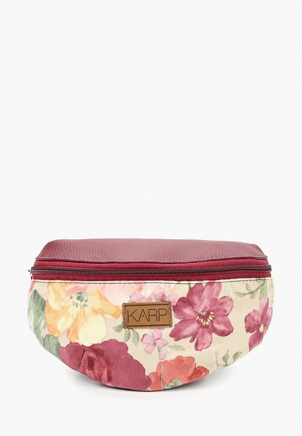 

Сумка поясная Karp, FLOR, Бордовый