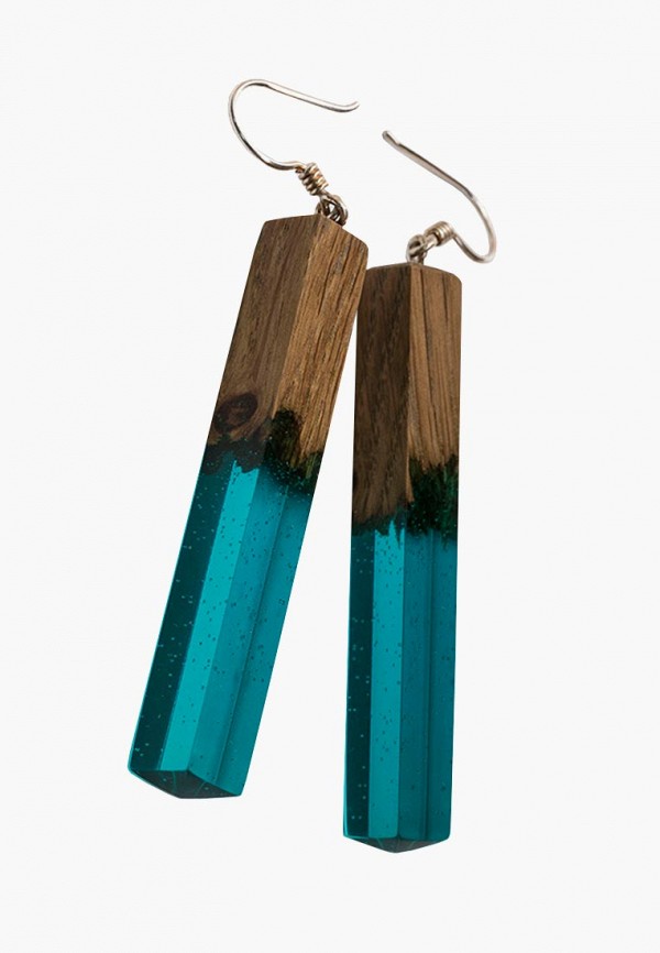 

Серьги Green Wood, Разноцветный