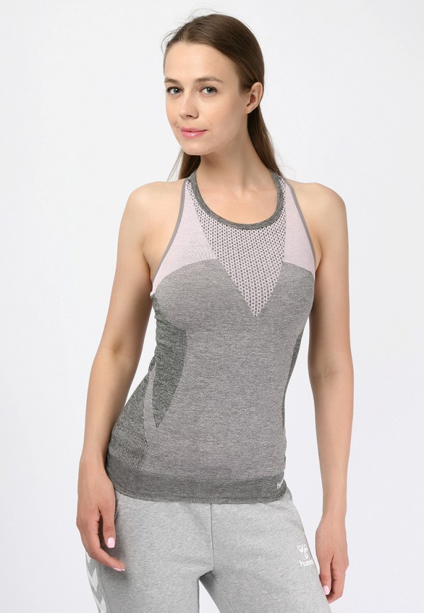 

Майка спортивная Hummel, HMLFAY SEAMLESS TOP, Серый