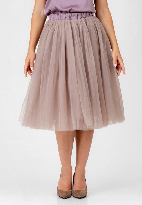 

Юбка DressInJoy by Lipashova & Malko, DressInJoy by Lipashova & Malko MP002XW19DKO, Бежевый