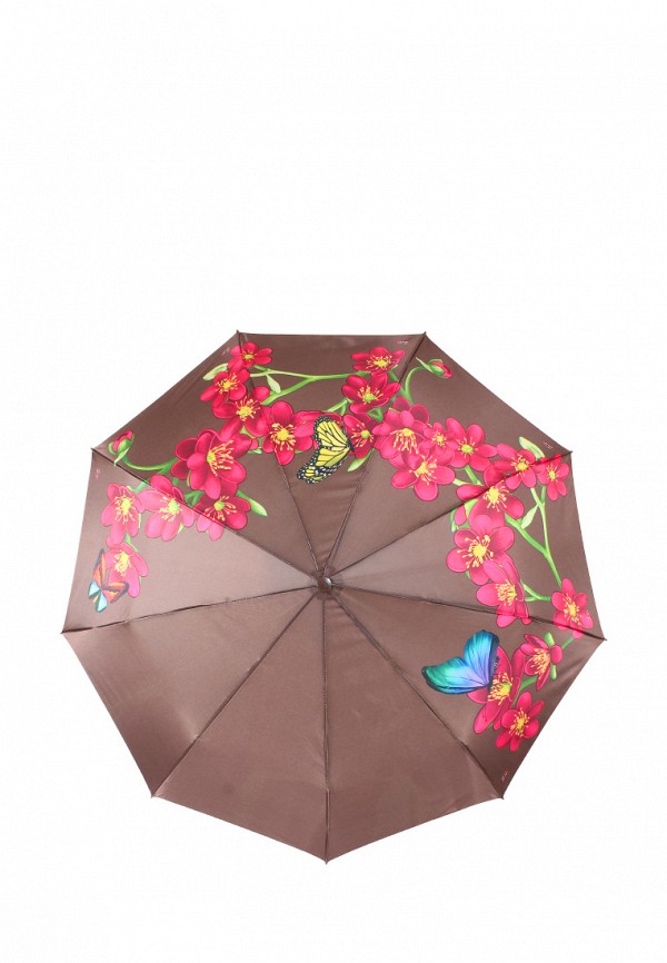 Зонт складной Lorentino цвет коричневый 